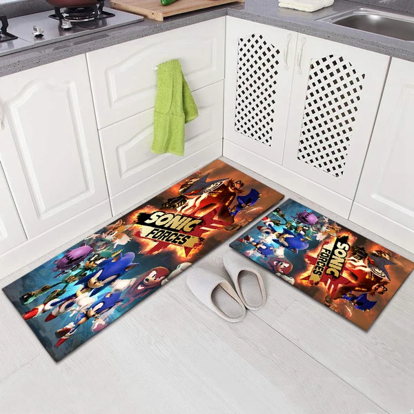 

KoKoli 8 Styles Non-Slip Mat Geometric Pattern Striped Carpets Area Rug for Living Room Non-Slip Rectangle Kitchen Mats