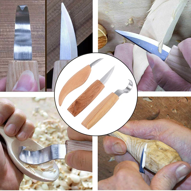 Набор ножей для резьбы по дереву 2/3 шт. | Инструменты