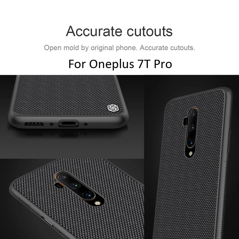Чехол Nillkin с текстурой нейлона для Oneplus 7T Pro 1 + 7T| |