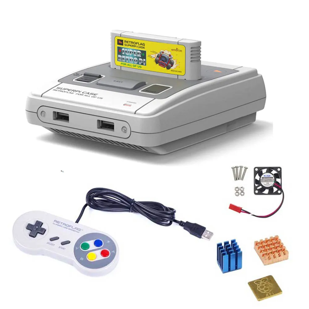 Retroflag SUPERPi чехол-J NESPi чехол для Raspberry Pi 3B Plus(3B+)/3B