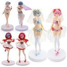 Фигурка-кимоно из ПВХ для девочек, аниме Re:Life In A Different World From Zero Rem Ram, свадебное платье, коллекционная игрушка