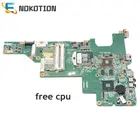 Материнская плата NOKOTION 646176-001 для ноутбука HP CQ43 CQ57, материнская плата HM55 DDR3 с бесплатным процессором
