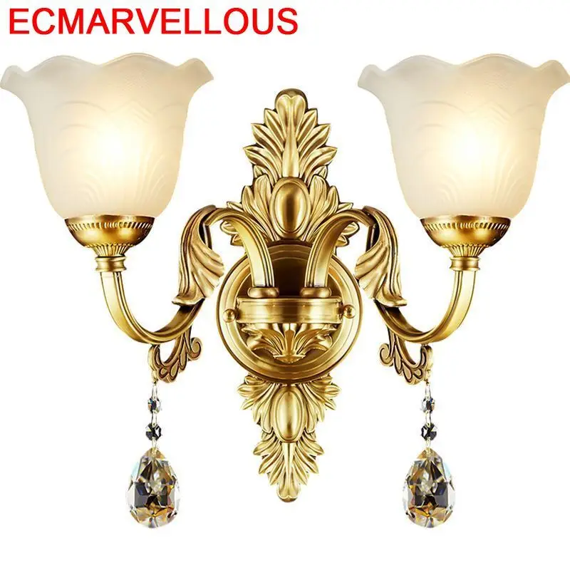 Современный декор Lampen светильник с кристаллами для дома Aplique Luz Pared Applique Murale
