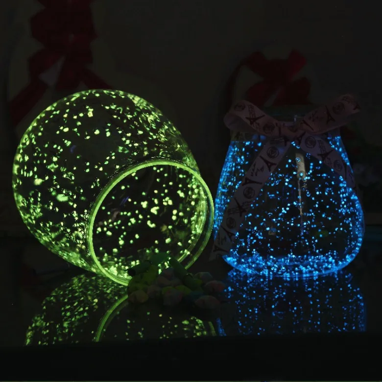 Светящийся гравий светящийся серебристый песок для аквариума флуоресцентные