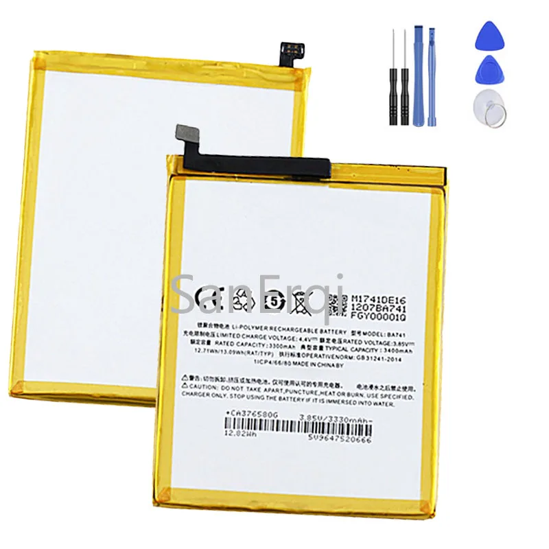 Батарея BA611 для Meizu M2 Note M1 M5 E2 MX3 MX5 Pro5 Pro6 6Plus BT45A BT66 BT50 BA741 BT53 BT56 B030