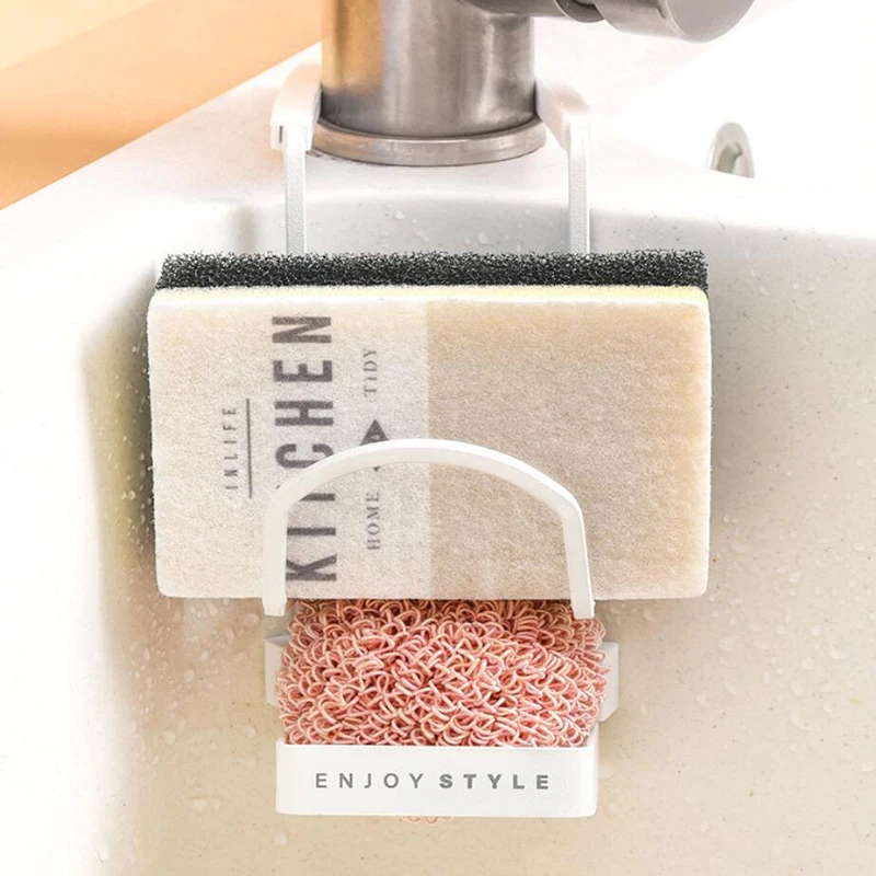 

Kitchen Bathroom Metal Storage Box Sink Sink Sponge Rack Small Liquid Dish Drain Utility Shower Faucet Rack