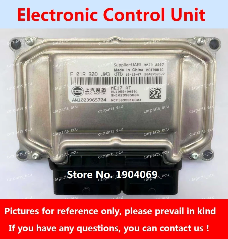 

F01R00DJW3 AN10688892 F01RB0DJW3 ME17 ECU Electronic Control Unit F01R00DA6J CMH3612100A3G F01RB0DA6J For Roewe/Lifan Xuanlang