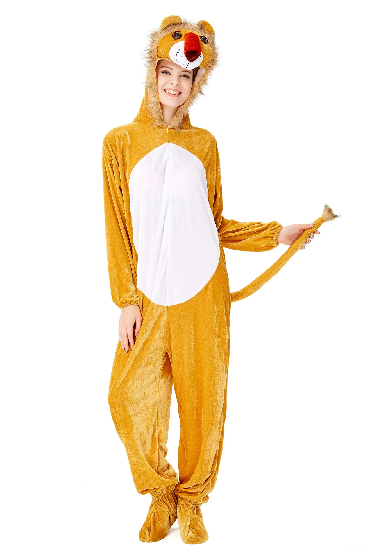 Детский сценический костюм короля льва для взрослых косплея Рождественский