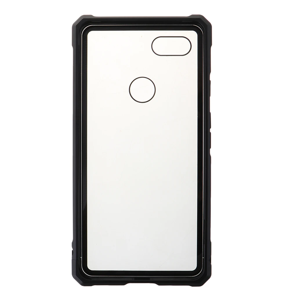 Чехол для Google Pixel 3 XL амортизирующая металлическая рамка + чехол-накладка из