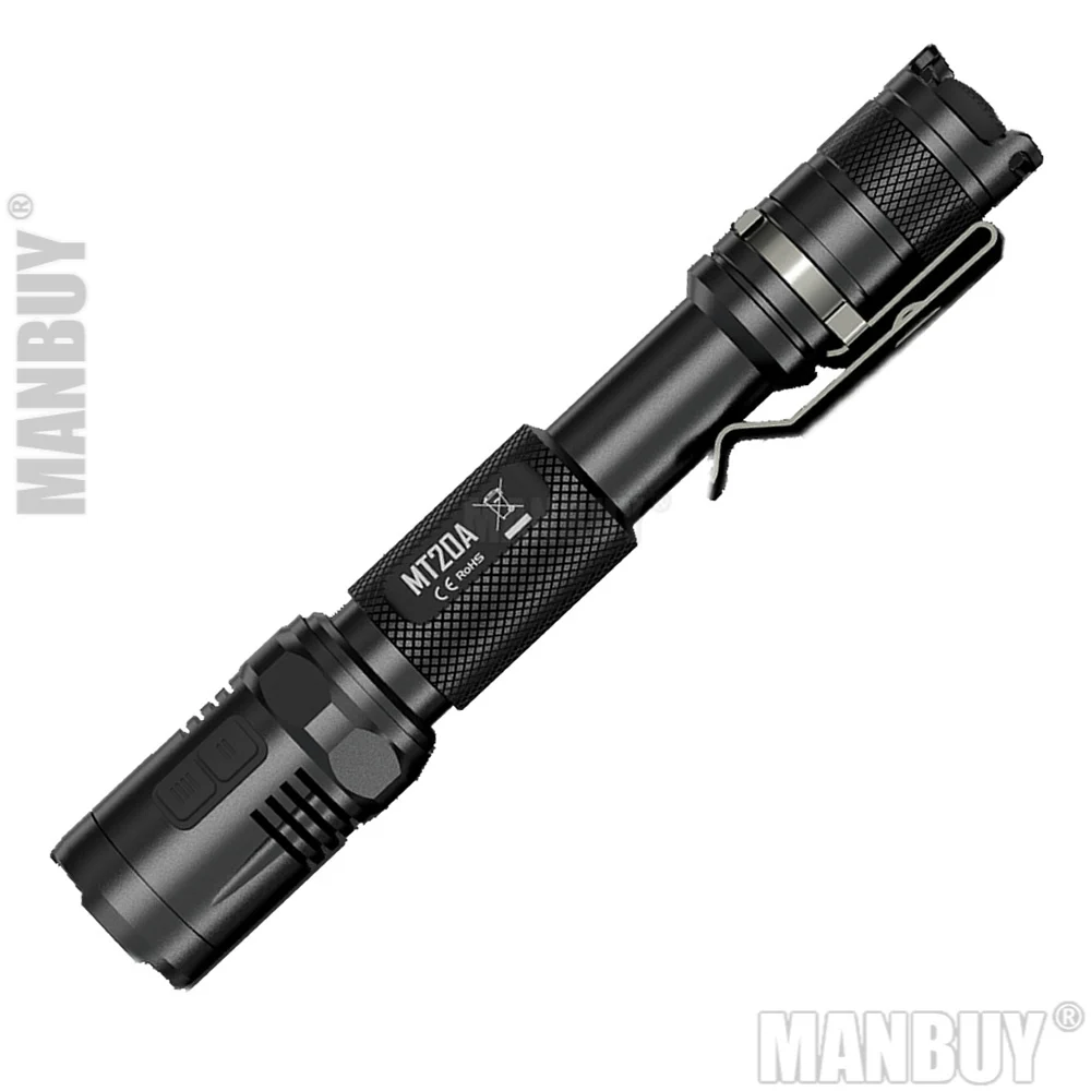 2021 NITECORE MT20A многозадачность тактический фонарь вспышка светильник XP G2 R5 белый +