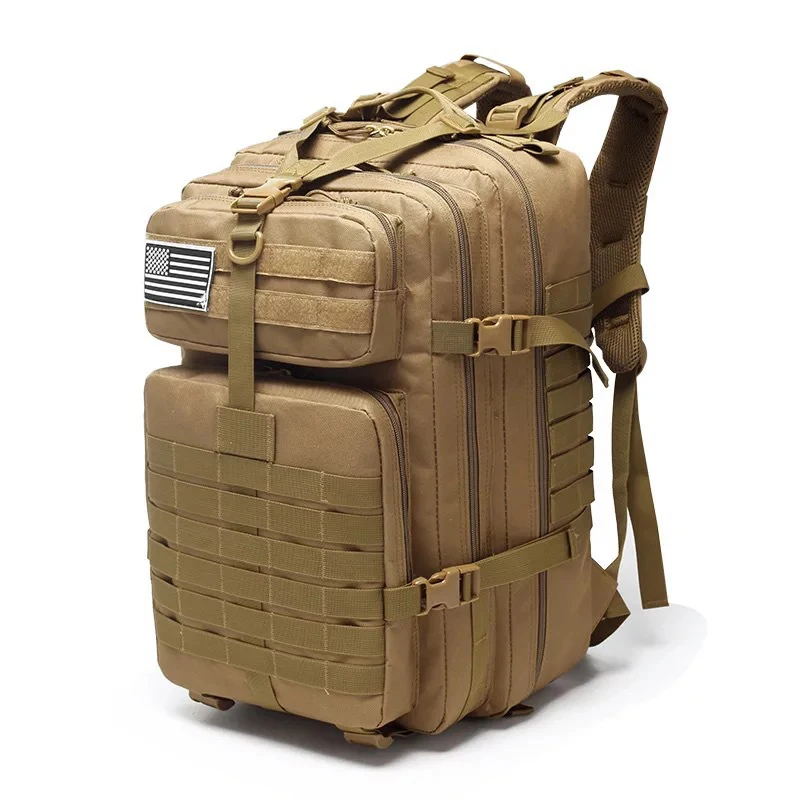 

Sports Camping Camouflage Backpack Hiking Survival Waterproof Large Capacity Mountaineering Multifunctional Backpack 3P Bag
