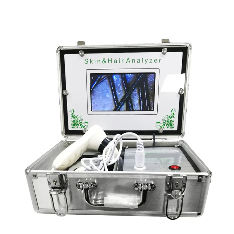 

Low price portable facial skin hair analyzer with 9 inch screen