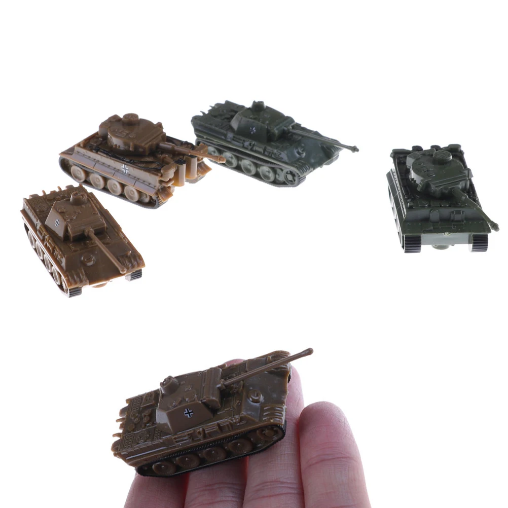 

1PC New 4D Sand Table World War II fashion boy's gift Plastic Germany Panther Tank 1:144 Tiger Tanks Toy