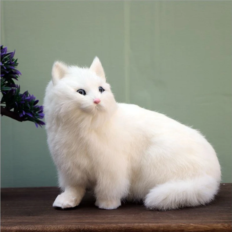 Имитация кота Кукла Детская игрушка искусственная Кошка персидская модель кошки