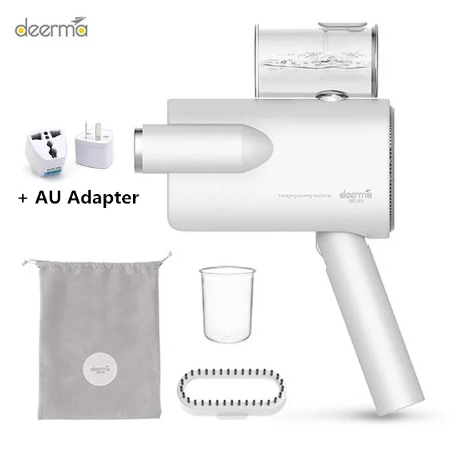 Add AU Adapter Xiaomi Deerma складной ручной отпариватель одежды паровой утюг бытовой портативный маленькая одежда стерилизация морщин - Цвет: Add AU Adapter