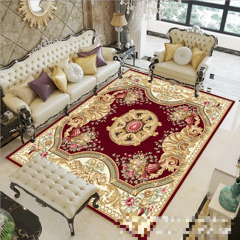 

Modern Household Simple Living Room European Carpet Coffee Table Is Full of Washable European Carpet Living Room Decoration