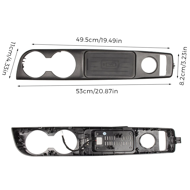 car charger qi standard wireless charger 10w quick charging for lexus is300 2015 2019 auto smart phone holder left driving free global shipping