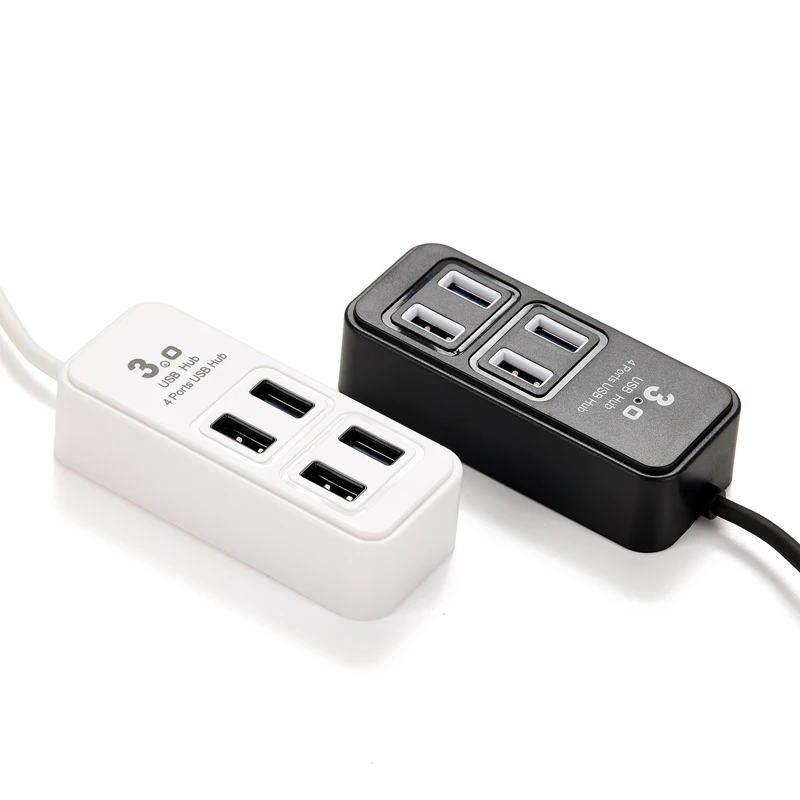 USB Hub3.0 4 Порты и разъёмы USB 3,0 концентратор разветвитель Мульти USB hab высокое Скорость 5 Гбит/с USB хаб для Macbook ноутбука ПК планшетный компьютер аксессуары