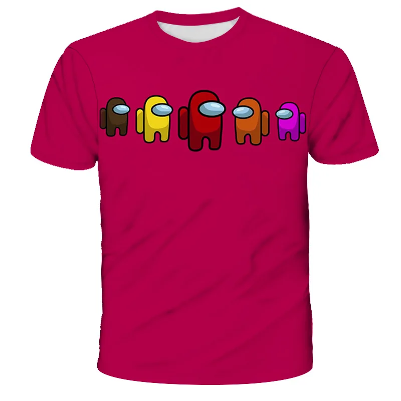 

Game Between Us T-shirt Kids 2021 Fun Summer Cartoon Kids T-shirt Boy/Girl/Baby Hip Hop T-shirt Size 4T-14T