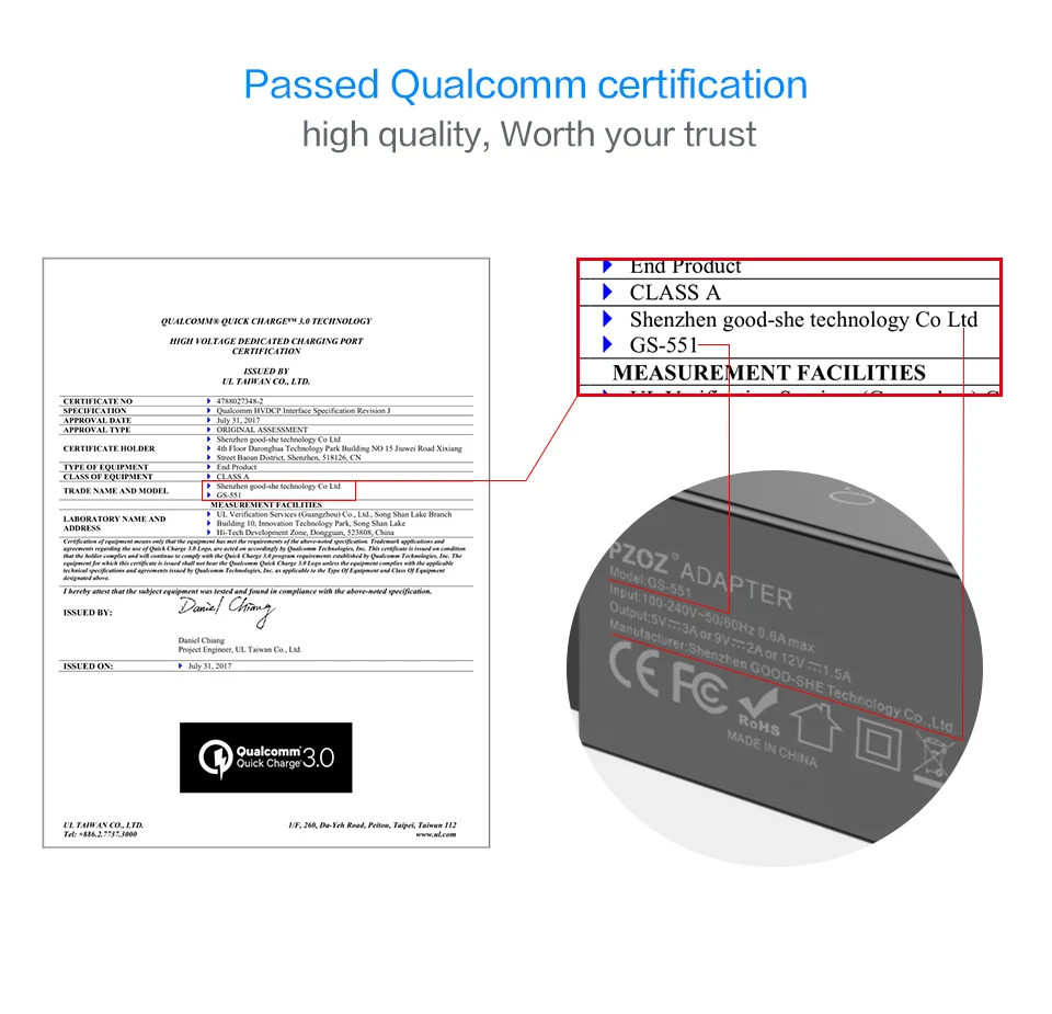 PZOZ usb зарядное устройство eu настенная вилка Быстрая зарядка QC 3,0 Портативный 18 Вт универсальный адаптер для мобильного телефона для xiomi huawei p10 lg g6
