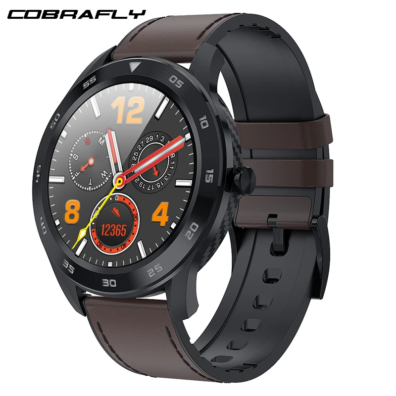 Cobrafly DT98 Смарт-часы для мужчин IP68 Водонепроницаемый Bluetooth Вызов PPG пульсометр Монитор артериального давления Smartwatch для huawei xiaomi