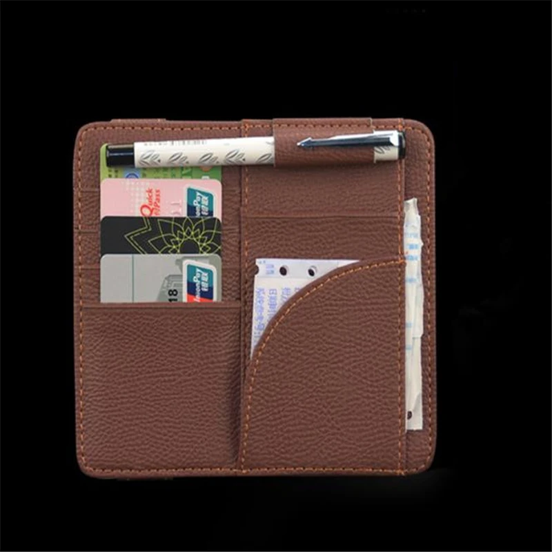 Автомобильный карманный органайзер с козырьком от солнца сумка держатель для