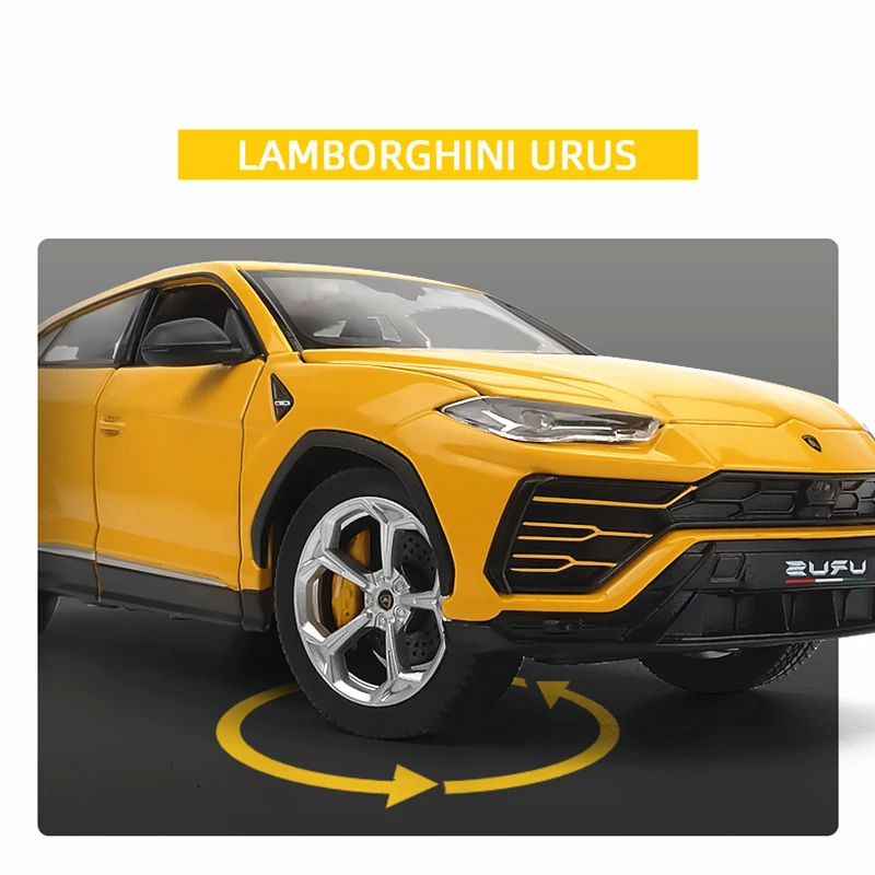WELLY 1:24 Lamborghini Bison urus автомобиль модель спортивного автомобиля из сплава литый