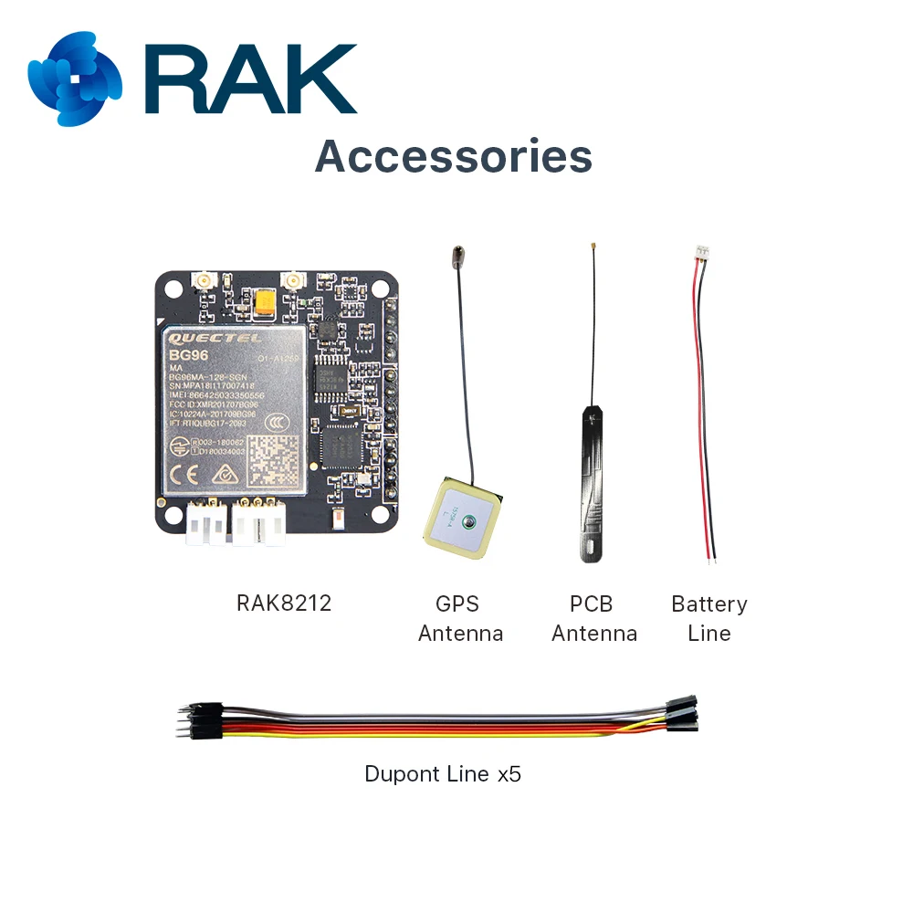 RAK8212 iTracker Pro сенсорный узел и GPS BG96 модуль трекера BLE + GPRS Bluetooth5 датчики все в одном