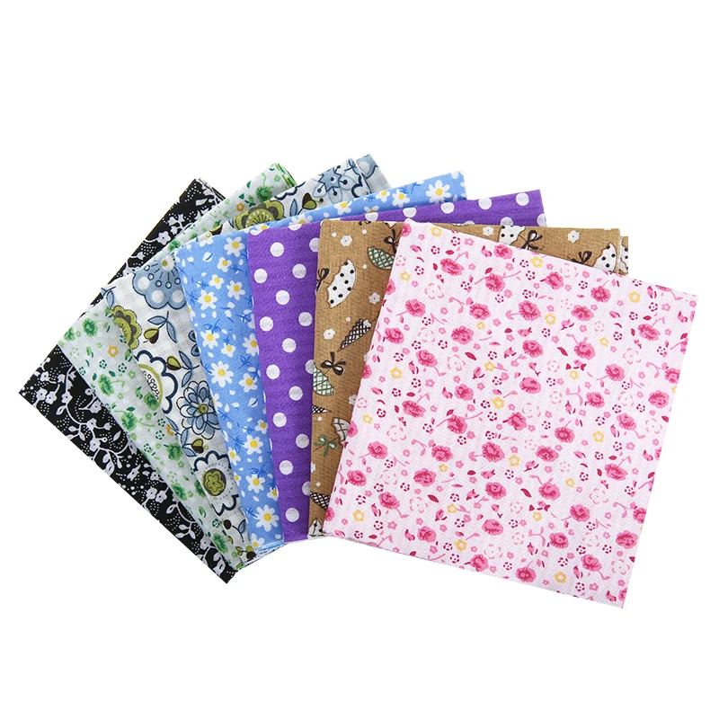 7 шт. хлопковая ткань ассорти квадратов предварительно срезанные пододеяльники