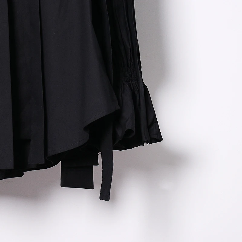 

SISPELL Patchwork Ruched Blouse Shirt Forfemale O Neck Lantern Long Sleeve Patchwork Ruffle Loose Women's Casual Shirt Fashion