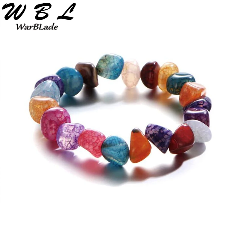 WBL модные ювелирные изделия женские браслеты нестандартные камни с трещинами