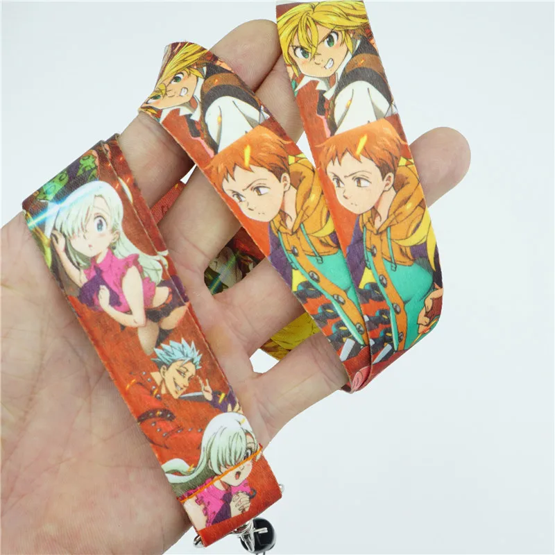 Аниме The Seven Deadly Sins Lanyards шейный ремешок для ключей ID Card мобильный телефон ремни USB