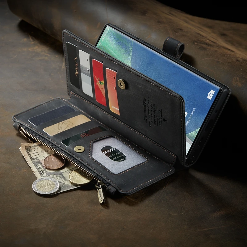 Luxury Wallet PU Leather Case For Samsung Galaxy A52 A72 A32 A22 A12 A51 A71 4G S20 S21 FE S8 S10 S22 Plus Note10 20 Ultra Cover