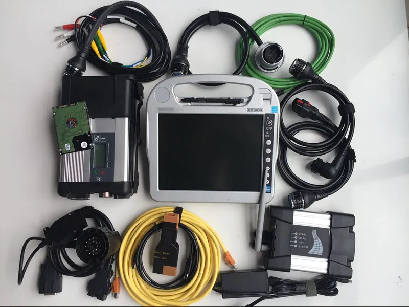 Mb Star C5 SD Compact 5 и Icom Next wifi для BMW с программным обеспечением в ноутбуке cf h2 I5 4G 1 ТБ SSD