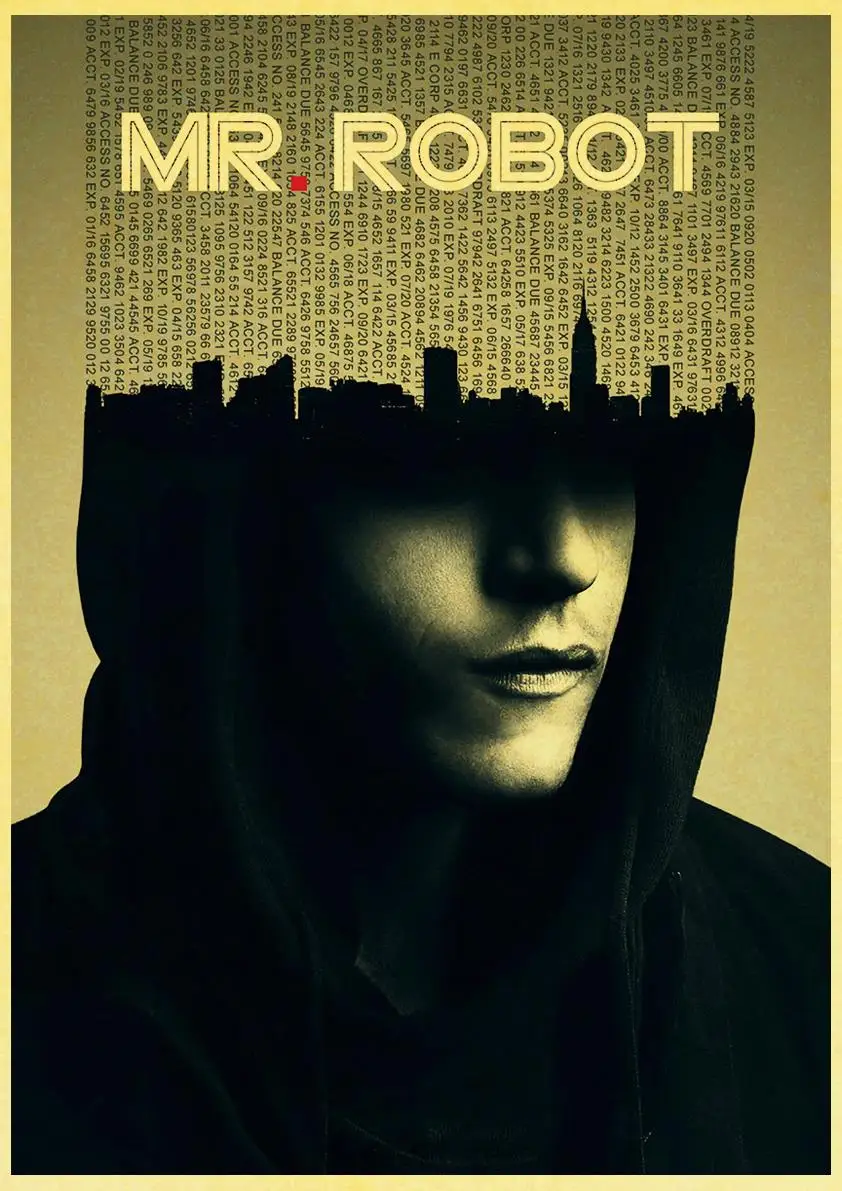 Больше стилей популярный персонаж фильма Мистер робот принт Последний Ужин