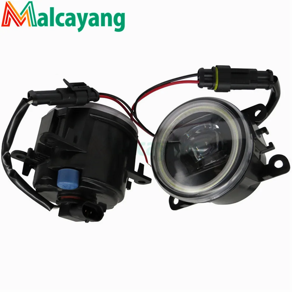 Светодиодный передние противотуманные фары круглые на бампер для Renault Megane 2 Saloon LM