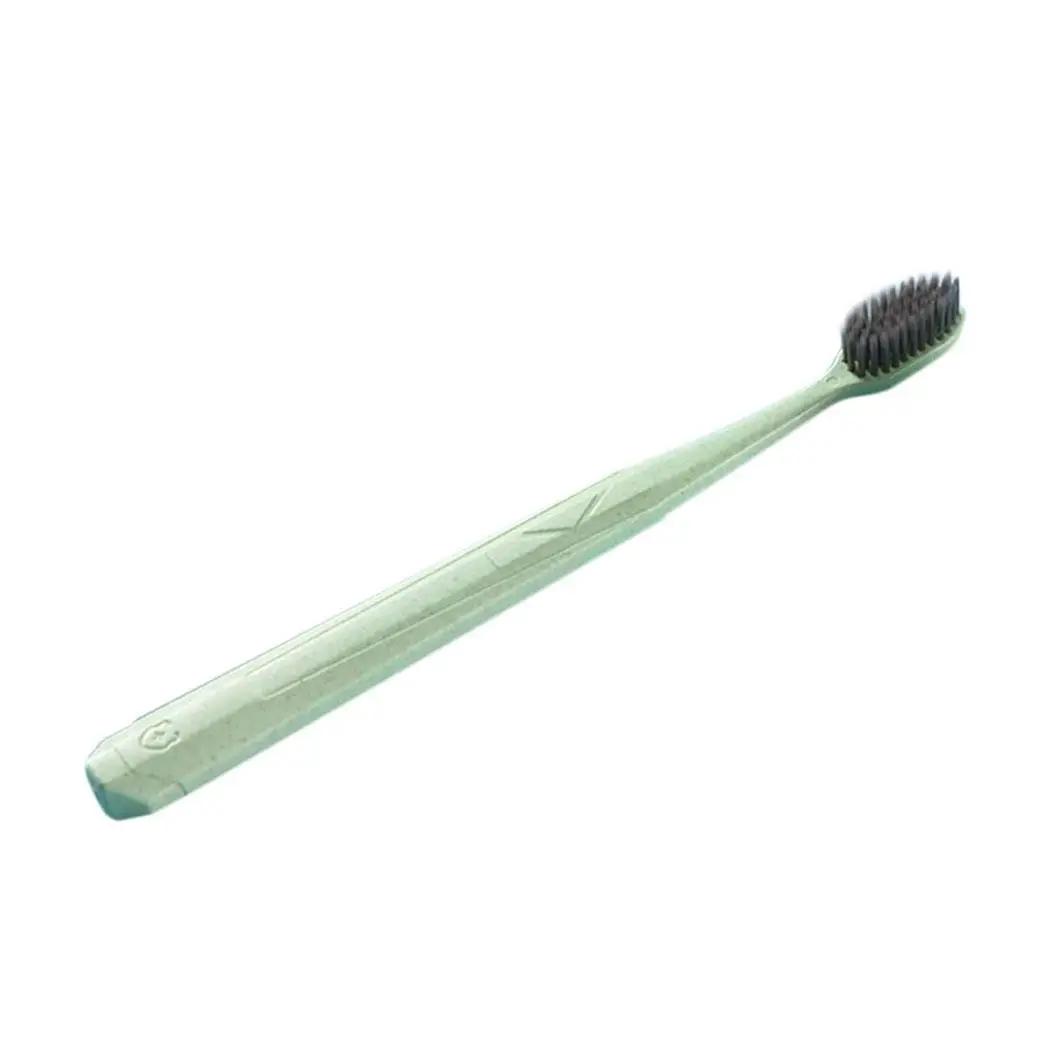 New Unisex Soft Hair Toothbrush Effectively Remove Plaque about 19cm for Travel Use Pink Green Blue Beige | Красота и здоровье