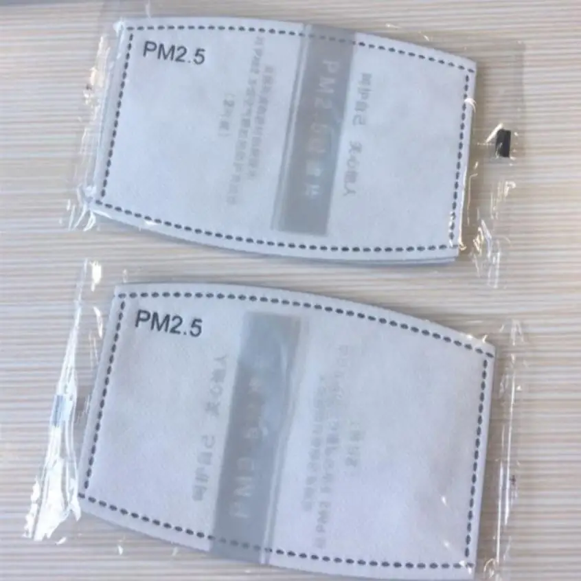 Хлопок PM2.5 анти-дымовая Маска дыхательный клапан Анти-пыль рот маска Активированный уголь фильтр респиратор рот Муфельная черная маска лицо - Цвет: 20pcs adults filter