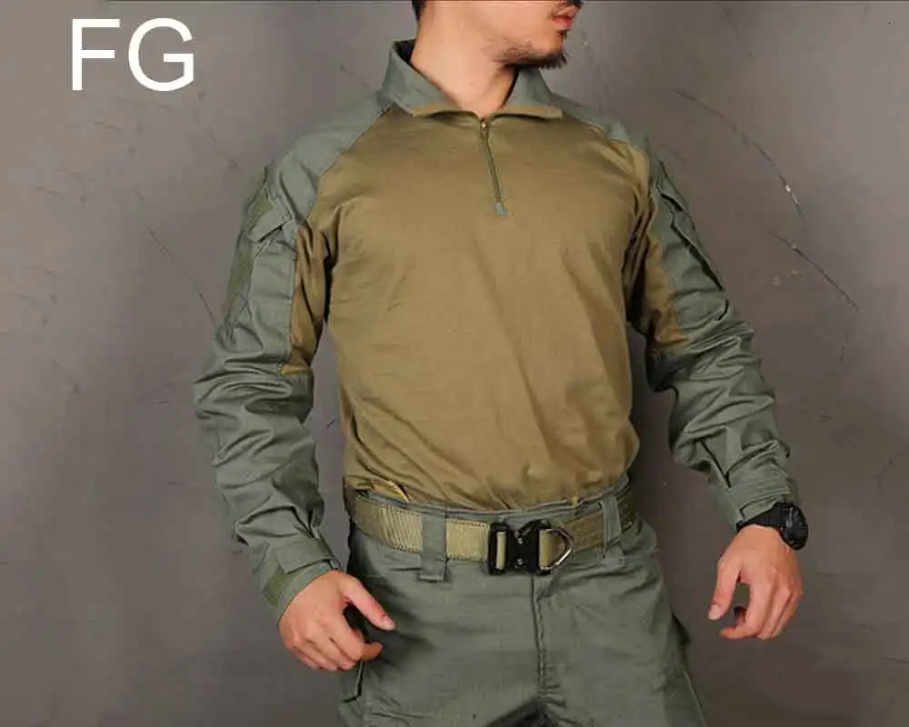 EMERSONGEAR Мультикам боевая рубашка охотничья одежда G3 BDU Airsoft тактическая emerson армейская Военная Wargame Мультикам черная рубашка