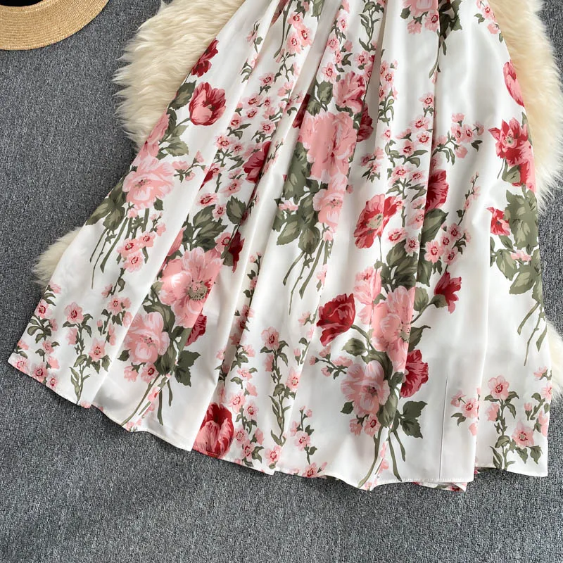 

Summer Beach Spaghetti Strap Long Dress Women Vacation Party Vestidos Sexy Open Back High Waist Slim Robe Female 2021 Fashion