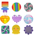 Детские забавные подарок хлопки Juguetes Спиннеры стресс игрушки пуш-ап пузырь Непоседа сенсорные игрушка для аутистов особых потребностей игрушка для снятия стресса