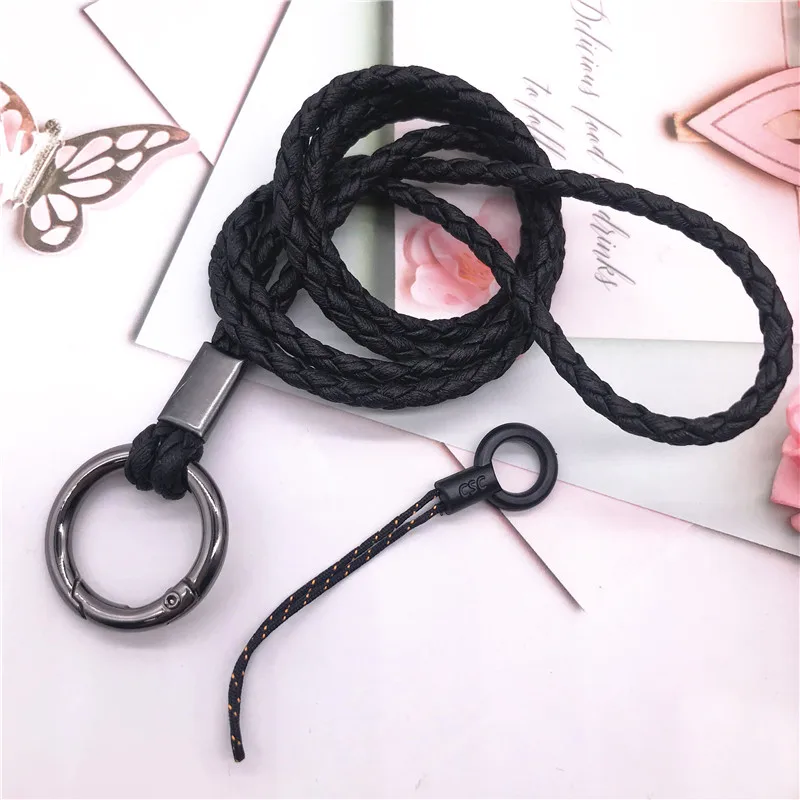 Ремешок для ключей из мягкой искусственной кожи с подвеской на шею ремешок