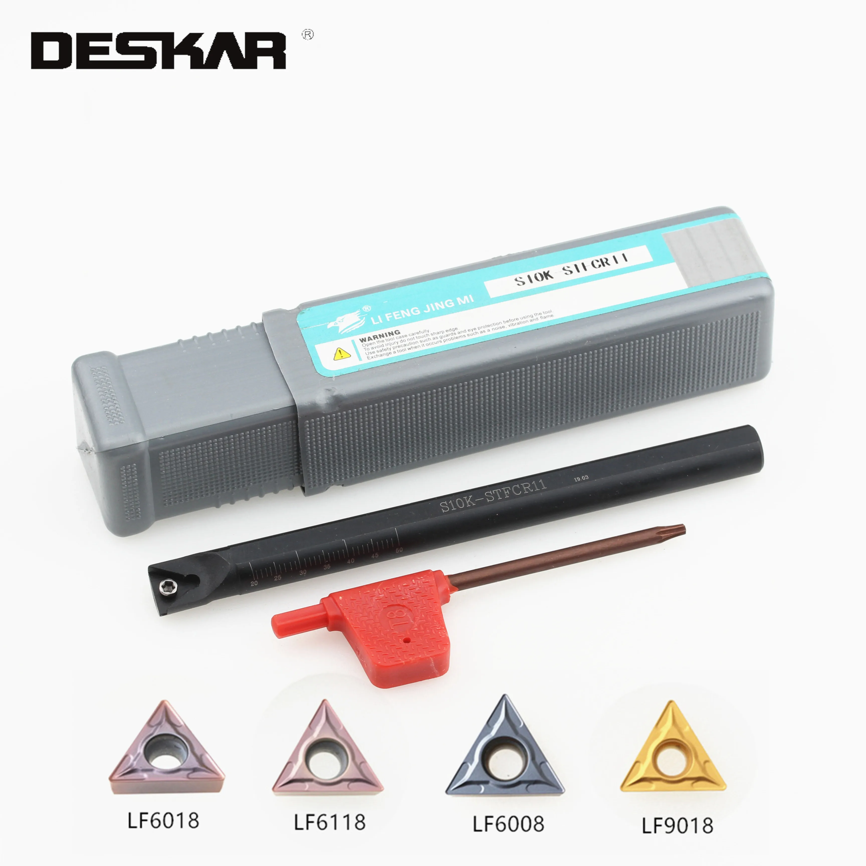 

1 шт. DESKAR S32T-STFCR16 S32T-STFCL16 токарные станки резак 10 шт. TCMT16 вставки карбида резка набор инструментов токарная обработка лезвия беседка