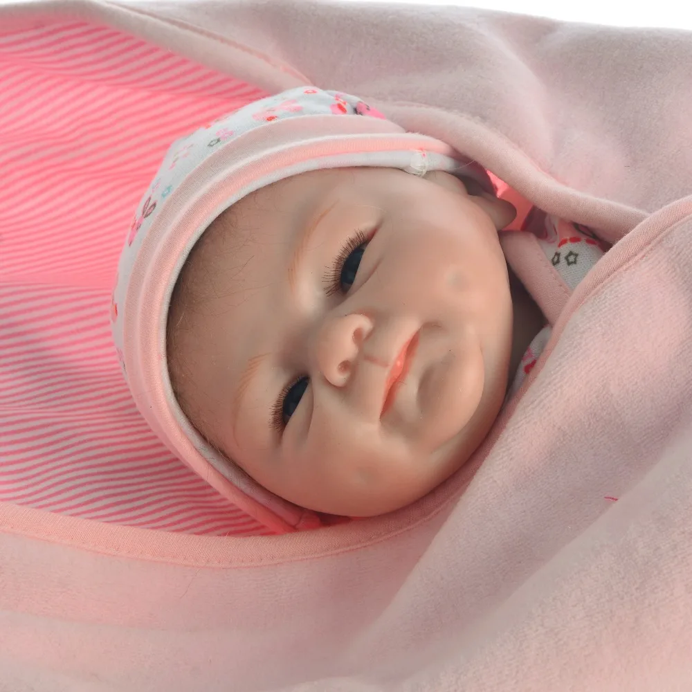 100% действительно Реалистичная для малышей и новорожденных кукла 42 см