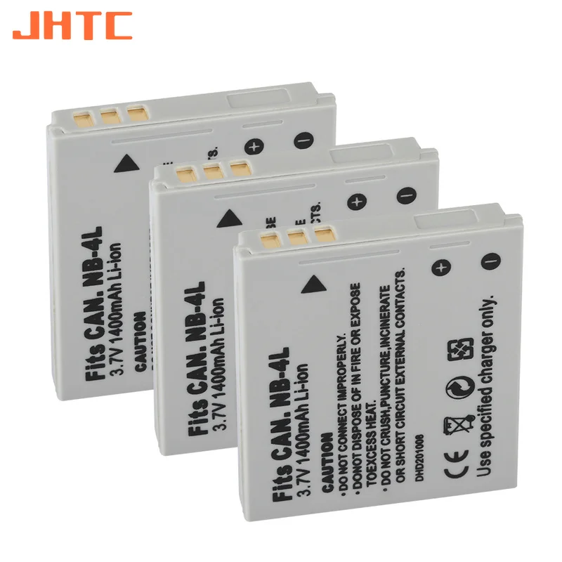 NB-4L 1400 мАч NB 4L аккумулятор для камеры Canon IXUS 30 40 50 55 60 65 80 100 PowerShot SD1000 1100 SD780 SD960