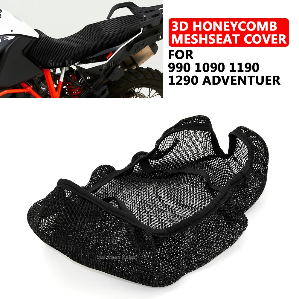 

Motorcycle 3D Breathable Mesh Protective Seat Insulation Cushion Cover FOR 1190 1290 990 1090