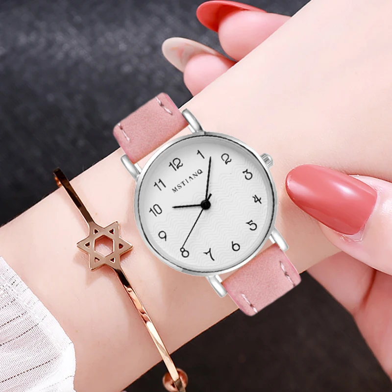 

2020 NEUE Uhr Frauen Casual Mode Leder Gurtel Uhren Einfache Damen Kleine Zifferblatt Uhr Kleid Armbanduhren Reloj mujer