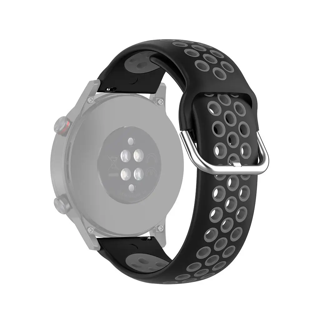 

Sport Watch Band Strap Soft Breathable Silicone Replacement Wristband For Huawei Honor Watch 2 46MM And Amazfit GTR 47MM