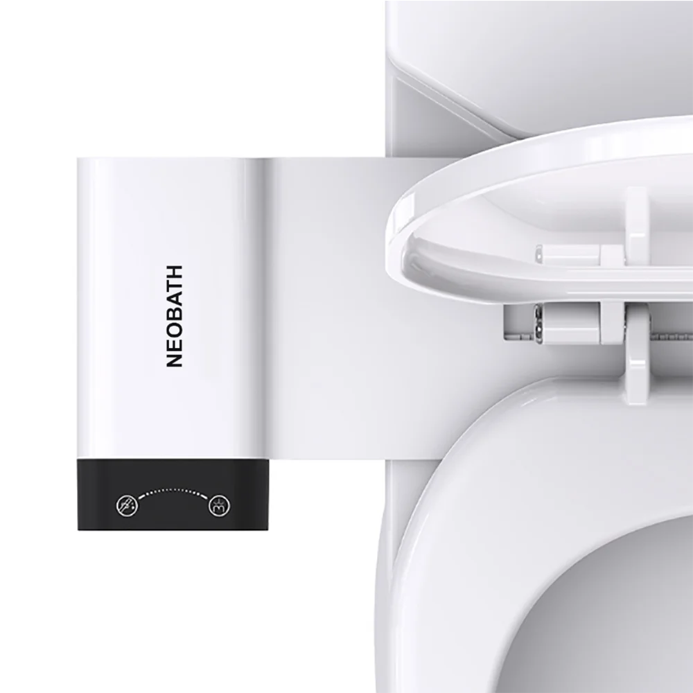 Ультратонкое неэлектрическое сиденье для унитаза биде с двойным распылителем