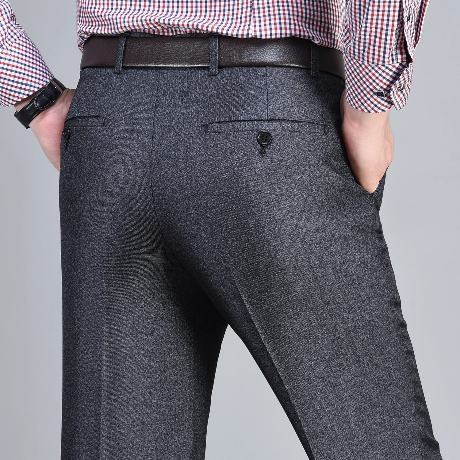 

Брюки прямые, деловые, мешковатые, большого размера 44, весна-осень, 2021